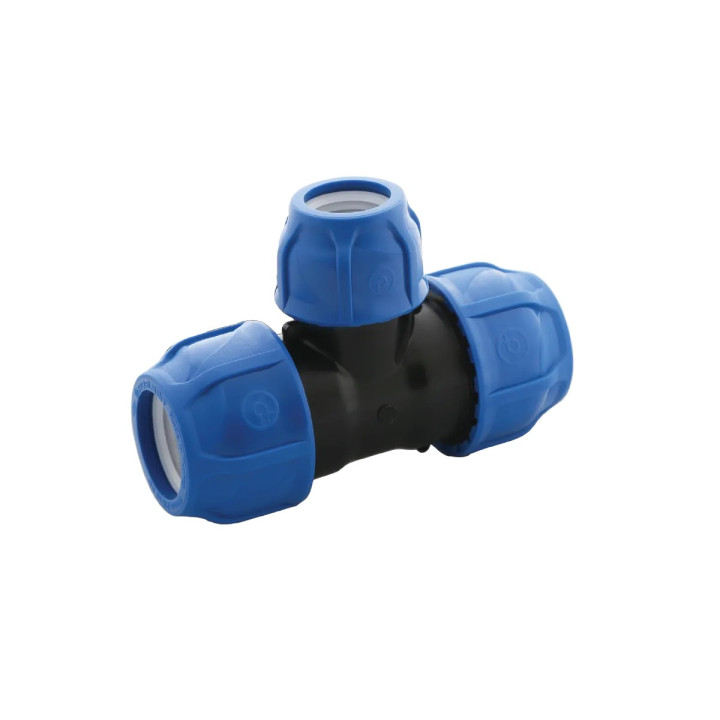 KPE szűkített T idom 40-32-40mm