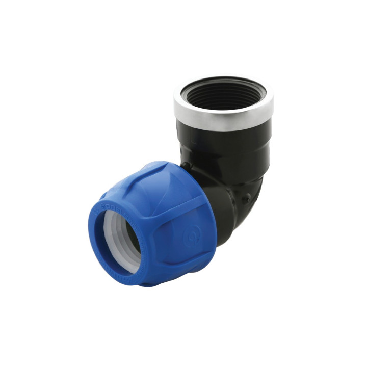 KPE könyök 40x1" BM