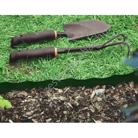 Bradas univerzális ágyásszegély zöld 20 cm x 9 m PE