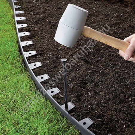 Kerti szegély szett easy border 10m x 5cm zöld