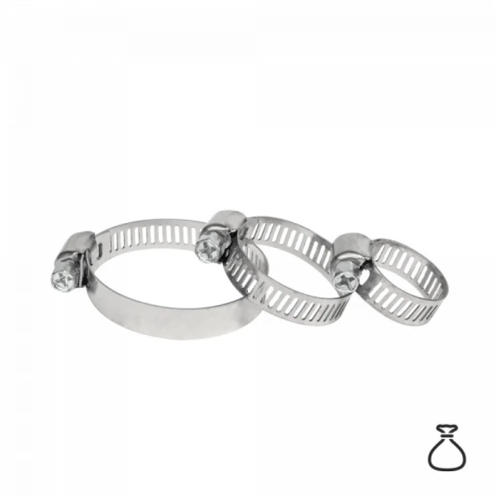 Amerikai tömlőbilincs készlet 6-38mm 12db