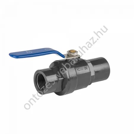 PVC golyóscsap fém karos 1/2" BB