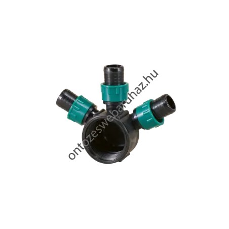 Csepegtető szalag elosztó csúszógyűrűs 3-as 17 x 1" BM PO