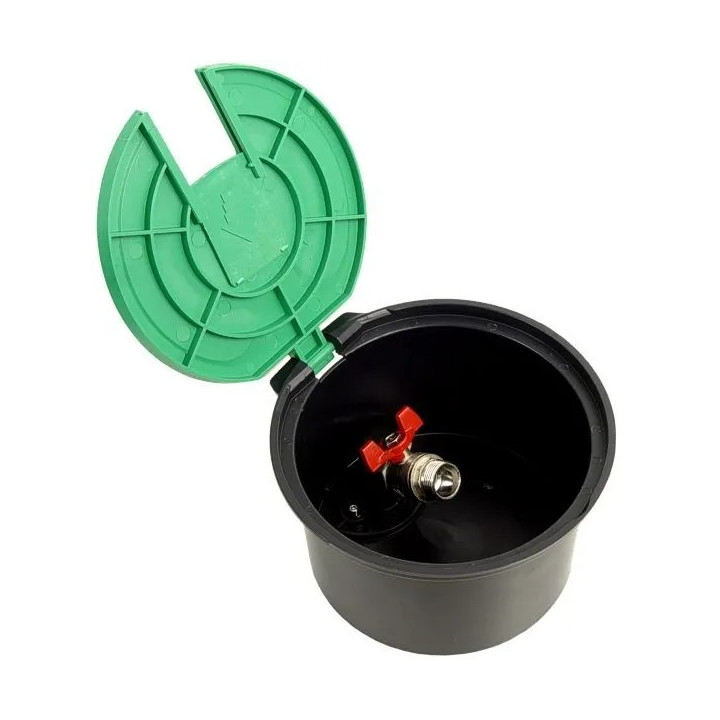 Prémium fedeles doboz 3/4" acél csappal PO