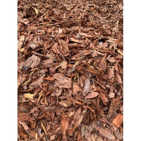 Vörös fenyőkéreg dekorkéreg I. osztályú 60l 60-120mm