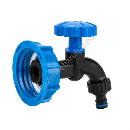 IBC CSATLAKOZÓ KEREK CSAPPAL 1/2R gyors csatlakozóval