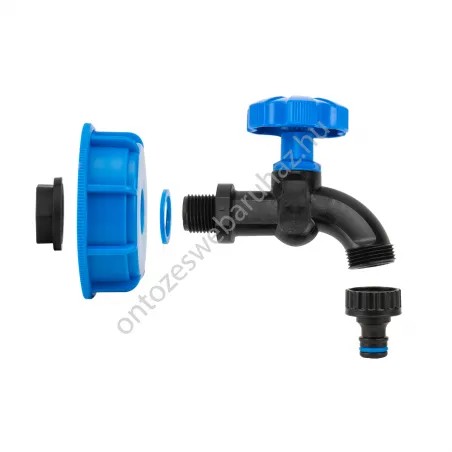 IBC CSATLAKOZÓ KEREK CSAPPAL 1/2R gyors csatlakozóval