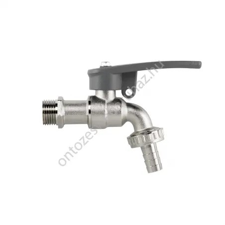 Fém golyós csap zárható 1/2" KM 13mm tömlőhöz (BR-KSS1234)