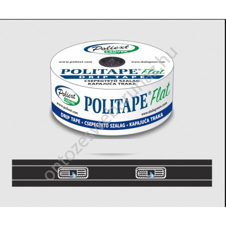 Poliflat csepegtető szalag 6 mil, 20 cm, 2,3 L / h, 3000 m ( 16,9 Ft / m )