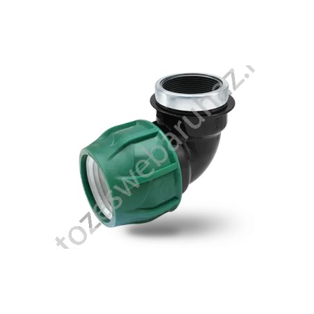 KPE MPE könyök 110 x 4" tok x BM (zöld,6bar)