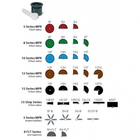Rain Bird MPR 15CST fix sávöntöző fúvóka