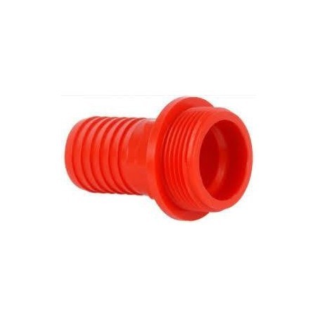 Műanyag külső menetes tömlőcsatlakozó 3/4"KM 3/4" tömlőkhöz