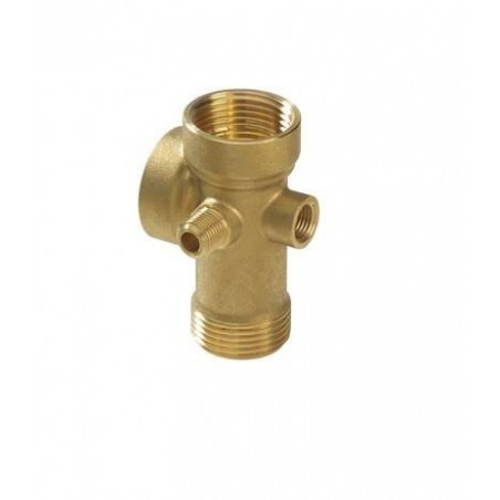 5 utas T idom 1" réz