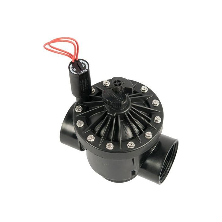 Hunter PGV - 201 , 2" BB mágnesszelep, vízmennyiség szabályzóval