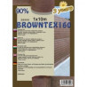 ÁRNYÉKOLÓ HÁLÓK BROWNTEX 160 GR/M2