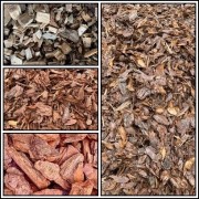 Fenyőkéreg, fenyő mulcs