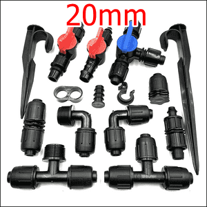 Csatlakozó idomok DN20 csepegtető csövekhez