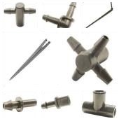 Csepegtető elosztók , kiegészítők