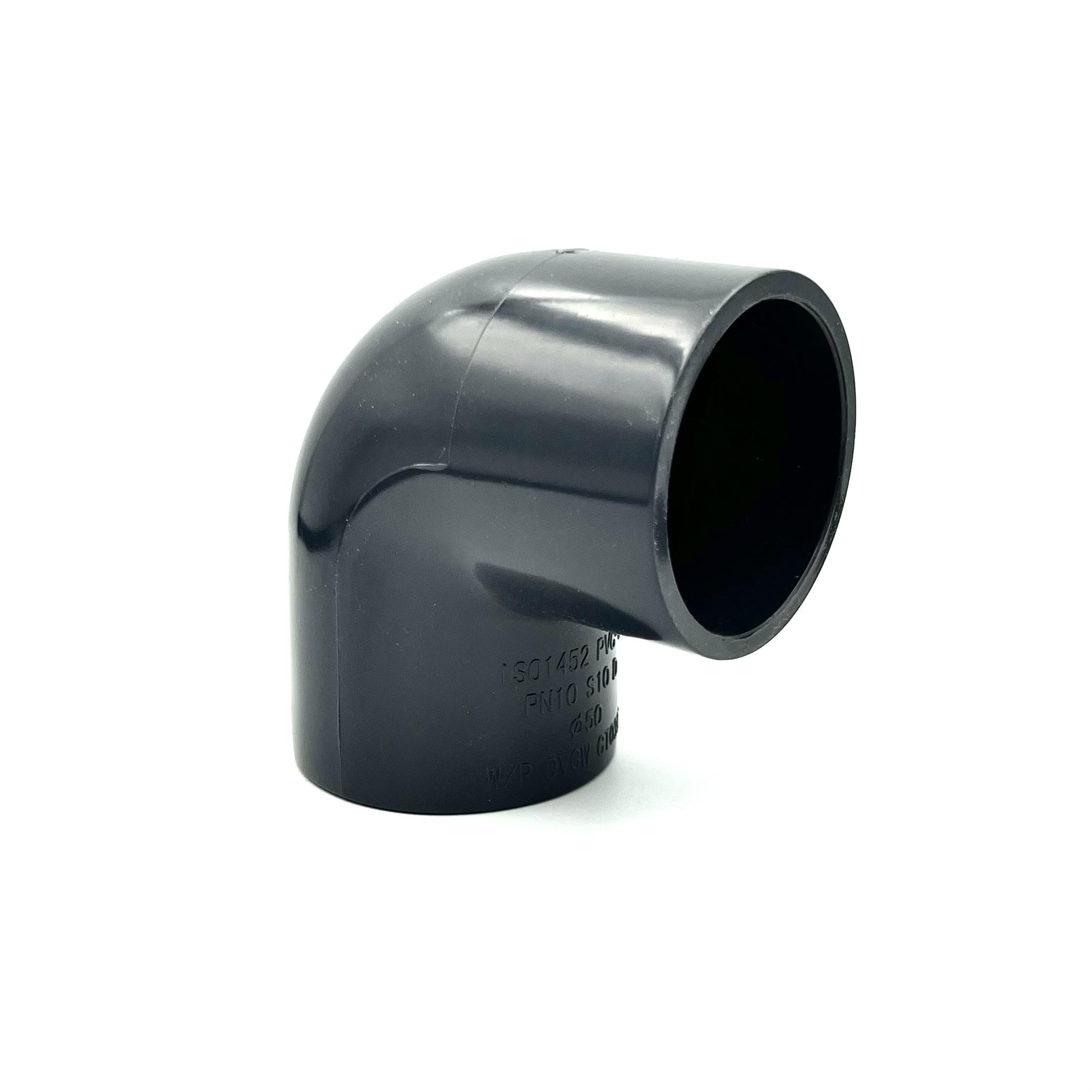 PVC ragasztható könyök 90 fokos