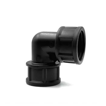 Műanyag menetes könyök BB