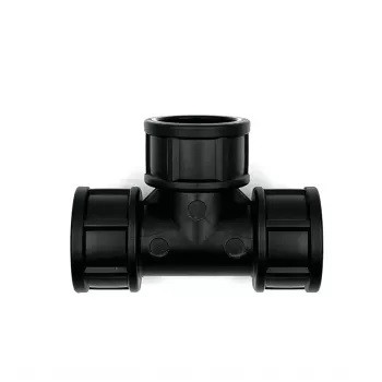 Műanyag menetes T-idom BM