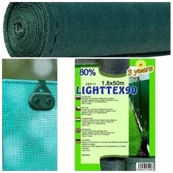 BELÁTÁSGÁTLÓ, SZÉLFOGÓ ÉS ÁRNYÉKOLÓ HÁLÓ Lighttext 90