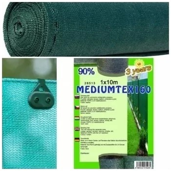 BELÁTÁSGÁTLÓ, SZÉLFOGÓ ÉS ÁRNYÉKOLÓ HÁLÓ MEDIUMTEX 160